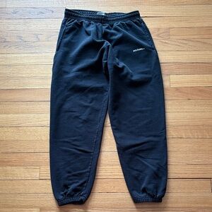 iets frans black sweatpants joggers